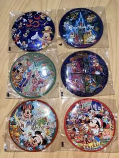 東京ディズニーリゾート 缶バッジ 6種セットのサムネイル