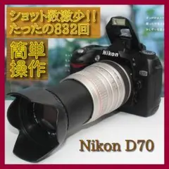 ⭐️スマホへ転送セット付き⭐️❤️Nikon D70 超望遠レンズセット