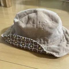 バケットハット　コーデュロイ　リバーシブル