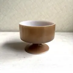 フェデラル FEDERAL GLASS フッテッド デザートカップ ミルクガラスのサムネイル
