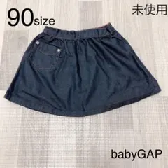 376 ベビー服 / babyGAP / デニム スカート90