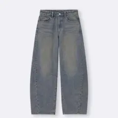 GU バレルレッグジーンズ Mサイズ