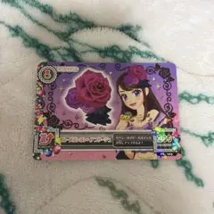 アイカツ カード 紫吹蘭 ローズボンボンヘアコサージュ