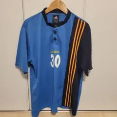adidas サッカーウェア 青