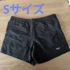 ウィメンズ　patagonia 黒 バギーズショーツ5インチ S