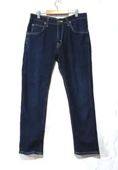 Lee と BEAMSのコラボ/日本製/デニム/ジーンズ/ ストレッチ/ブルーL