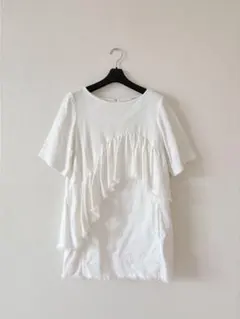 RhodolirioN フリル Tシャツ ホワイト ロドリリオン ネペンテス - メルカリ