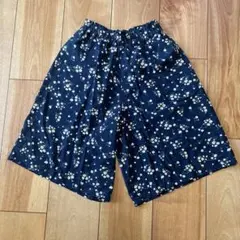 花柄　120 ￼ハーフパンツ