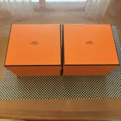 【美品】　エルメス　箱　BOX ２個　マグカップ用