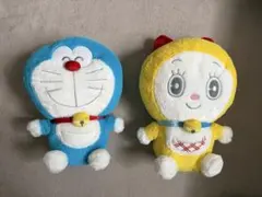 ドラえもん、ドラミちゃん 35周年記念ぬいぐるみ - メルカリ