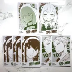 少年ジャンプ＋展 トレーディングカード スパイファミリー 8点セット