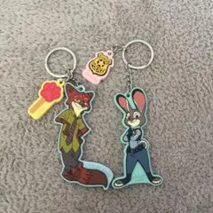 ニック・ワイルド＆ジュディ・ホップス キーホルダーセット ズートピア