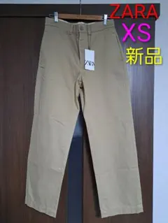 【新品】ZARA　チノパン　ボトムス　レディース　ベージュ　XS