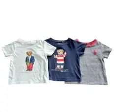 ラルフローレン Tシャツ キッズ 85 3枚セット