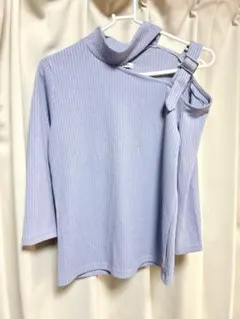 INGNI イング　ワンショルダー　オフショルダー　トップス　七部袖　チュニック