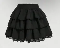 フリルレース　ミニスカート　2点まとめセット