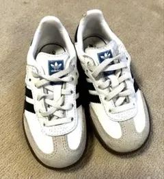 adidas Samba ホワイト/グレー/ブラック スニーカー　14cm