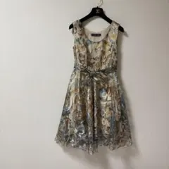 【美品】Pour Vous プールヴー お呼ばれパーティードレス ワンピース L