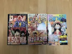 【3冊セット】ワンピース 50巻 59巻100巻　帯付初版 冊子ジャンパラ