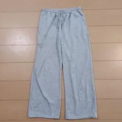 着用一回　グレー ワイドパンツ ドローストリング付き　Mサイズ
