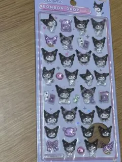 [正規品]クロミちゃん　ボンボンドロップシール　サンリオ