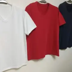 UNIQLO VネックTシャツ 3枚セット M~Lサイズ