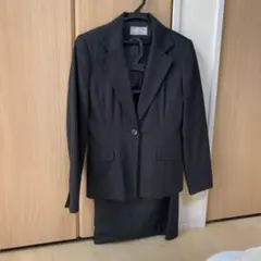 ブラックスカートスーツ シングルボタン