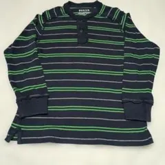 old uniqlo ヘンリーネックボーダーTシャツ 00’s y2k