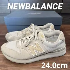 New Balance ベージュ スニーカー　24.0cm