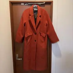 MOUSSY オレンジ ロングコート サイズ2