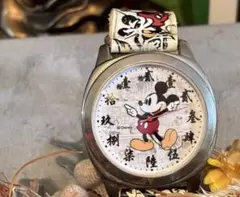 ディズニー ミッキーマウス 腕時計 漢字 漢数字 電池切れ ジャンク