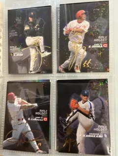 【18枚　2004年当時のもの】プロ野球 サイン入りカードセット　ゴールドカード