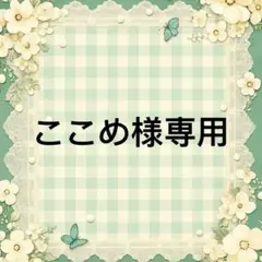ここめ 様　專用