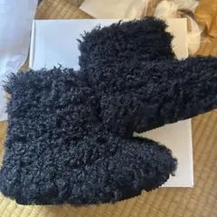 GRL黒いムートンブーツ