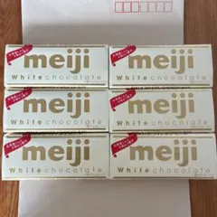 meiji White chocolate 18枚　ホワイトチョコレート　明治のサムネイル
