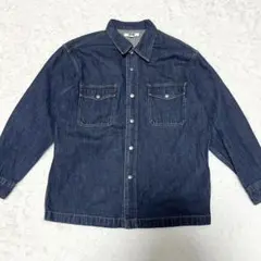 ユニクロ デニムシャツ 150 キッズ ジュニア 長袖 ウエスタン風