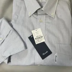 新品　チェック柄 ボタンダウン　長袖シャツ　値下げしました！