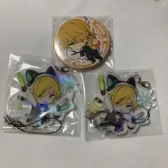#コンパス マルコス　缶バッジ アクリルキーホルダー 3点セット