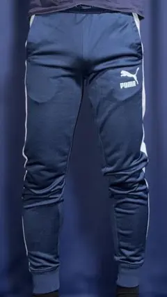 PUMA メンズ T7 ICONIC トラックパンツ ブルー S