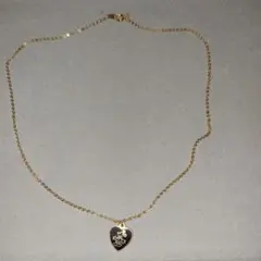 ミッキー ハート型ペンダント ネックレス