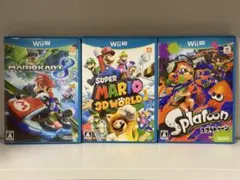 【3点セット・動作確認済】任天堂セット マリオ & マリカー & スプラトゥーン