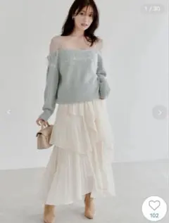 SNIDEL 極美品 プリーツティアードロングスカート ドット 0 SNIDEL 極美品 プリーツティアードロングスカート ドット 0 - メルカリ