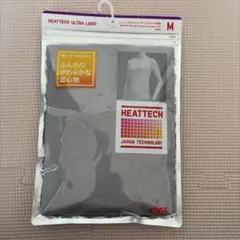 ユニクロ　ヒートテック　ウルトラライトタートルネックT（長袖）グレー　M
