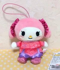 サンリオ　ハオハオネオンタウン　マスコット　マイメロディ　マイメロ　ぬいぐるみ