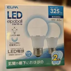 ELPA LED電球 elpaball E26 2個セット長寿命40000時間のサムネイル