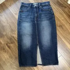 《美品》AZUL BY MOUSSY ダークブルー デニムタイトスカート　Sのサムネイル