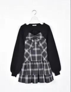 evelyn リボンボレロワンピース