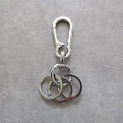 ☆3連リング カラビナ キーホルダー HUF アメカジ 古着　ヴィンテージ070