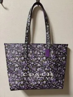 コーチ×ディズニー トートバッグ 新品 マリー パープル coachDisney 