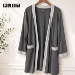 89 美品　大きいサイズ　PLST シンプル　ロング　カーディガンのサムネイル